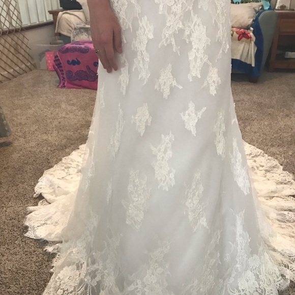 Wedding Gown Wtoo brides by Watters new size 4. - Picture 4 of 8